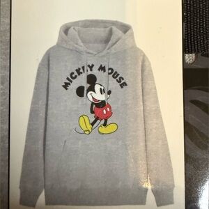 Men’s Gray Mickey Mouse Hoodie size XXXL